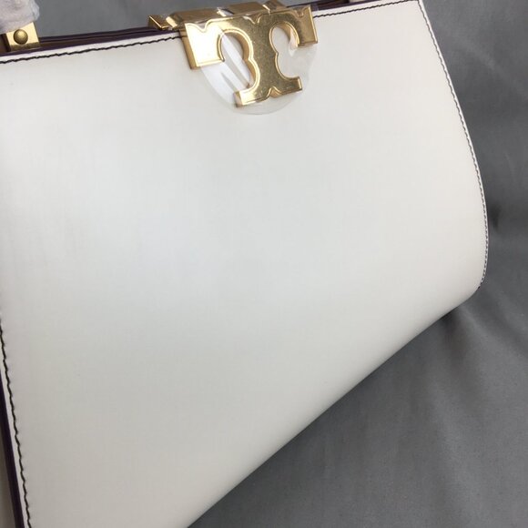Tory Burch Eleanor Spazzolato Satchel Bag white - Picture 11 of 16